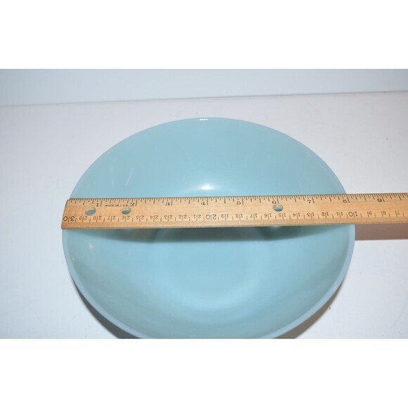 Vtg Fire King Turquoise Delphite Blue 8" Glass Serving Bowl vegetable - Picture 7 of 7